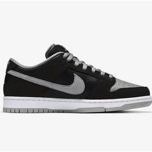 Nike Skate Shoes Dunk Low Black grey men's casual sneakers